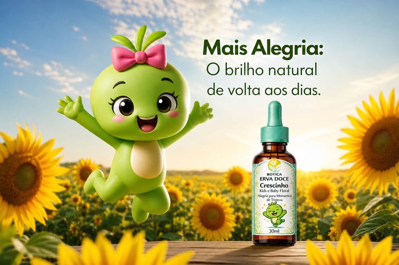 Floral Alegria Crescinho Kids e Baby 30ml: Dias de desânimo