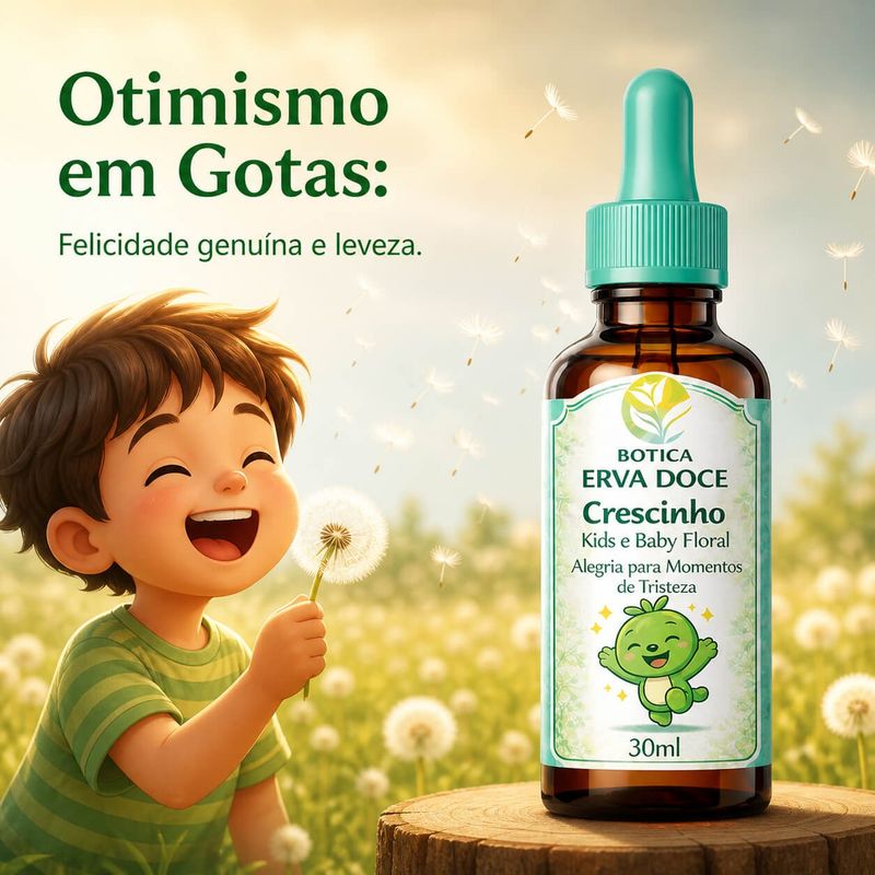 Floral Alegria Crescinho Kids e Baby 30ml: Dias de desânimo