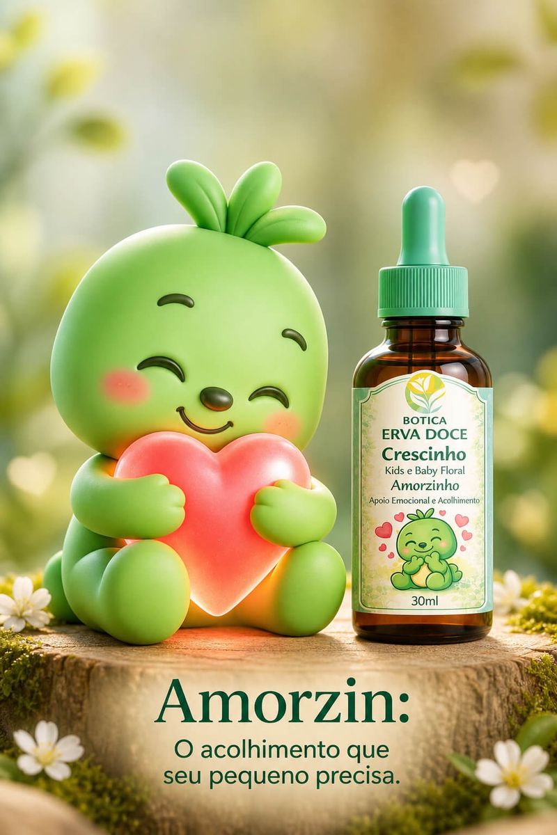 Floral Amorzin Crescinho Kids e Baby 30ml: Acolhimento