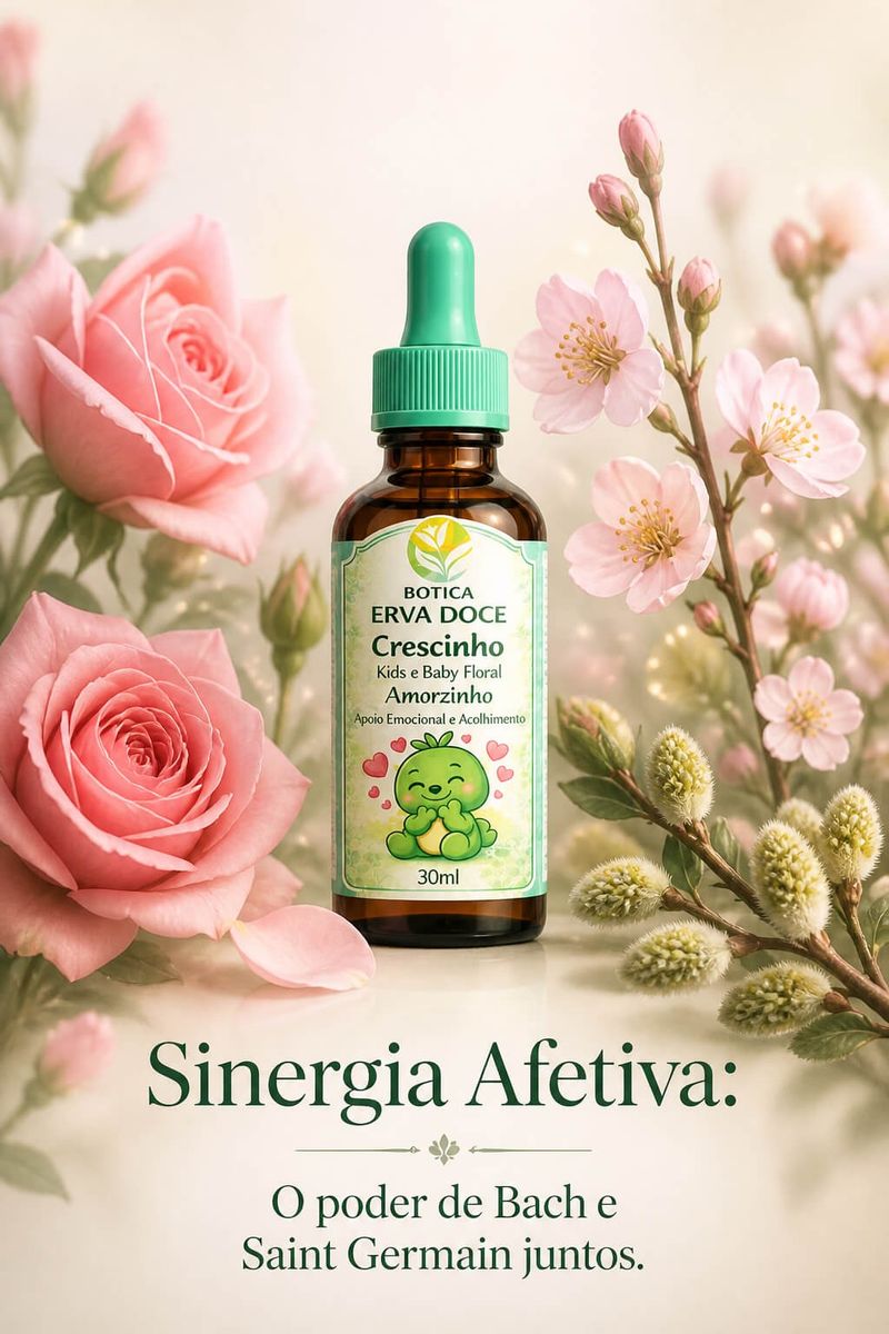 Floral Amorzin Crescinho Kids e Baby 30ml: Acolhimento