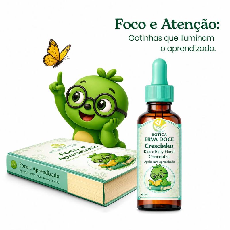 Floral Concentração Crescinho Kids e Baby 30mL: Mais Atenção