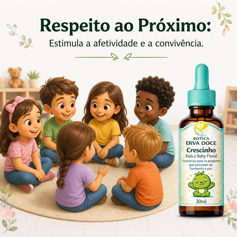 Floral Harmonia 30mL Crescinho Kids e Baby: Amor e Aceitação