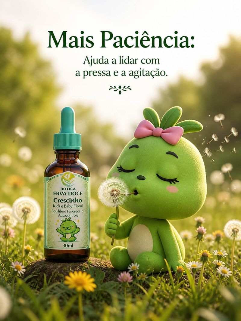 Floral Equilibrio Crescinho Kids e Baby 30mL: Autocontrole