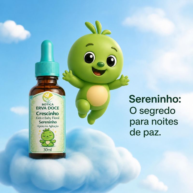 Floral Sereninho Crescinho Kids e Baby 30mL Calma e Relax