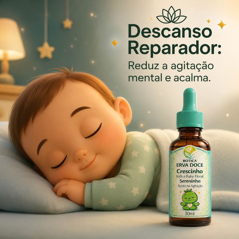 Floral Sereninho Crescinho Kids e Baby 30mL Calma e Relax