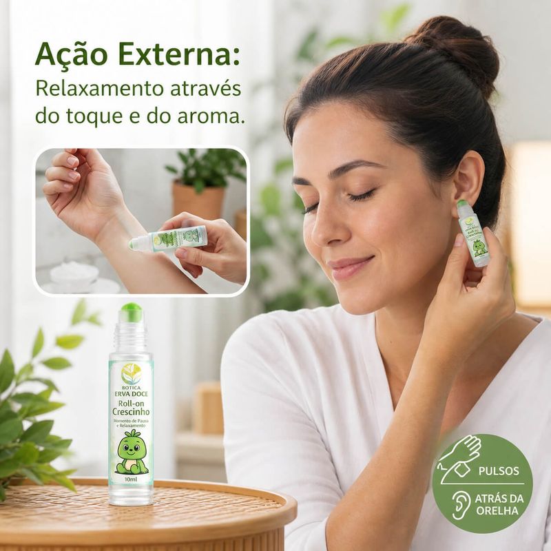 Rollon Crescinho Momento de Pausa e Relaxamento 10mL