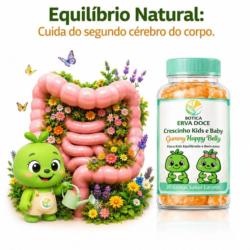 Gomas do Equilíbrio Intestinal Crescinho Happy Belly30 und