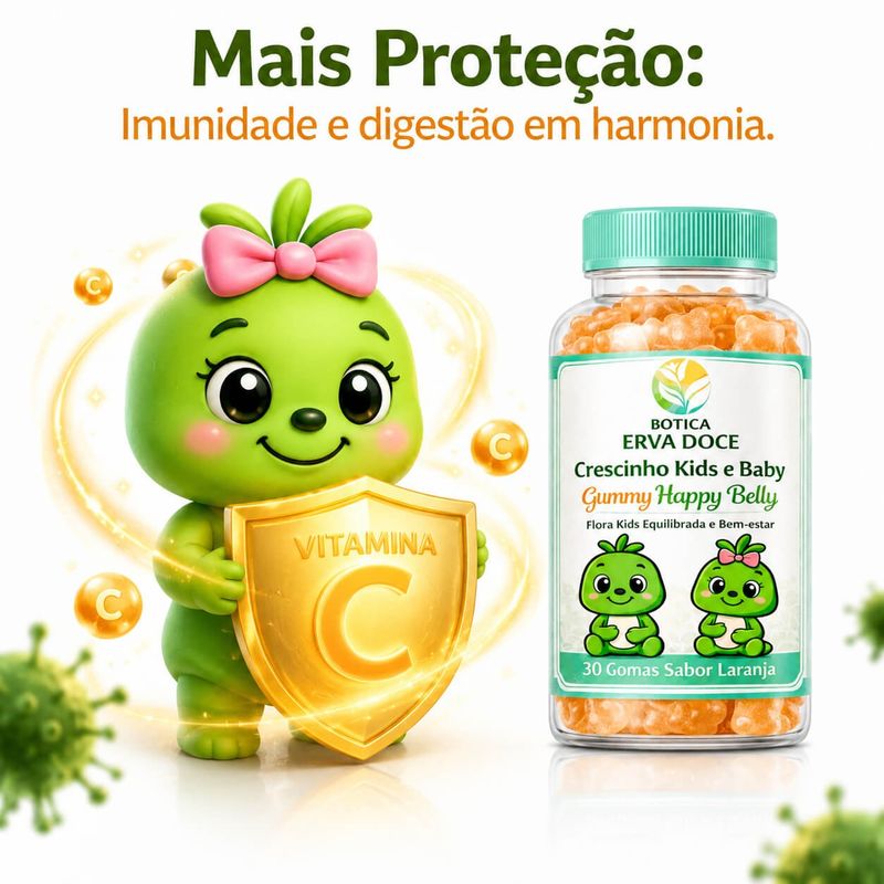Gomas do Equilíbrio Intestinal Crescinho Happy Belly30 und