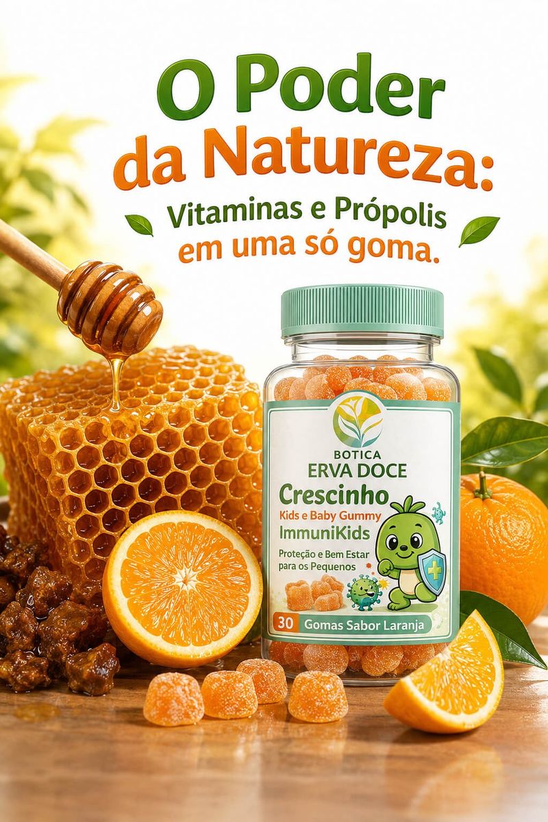 Gummy da Imunidade Kids 30 Und Laranja