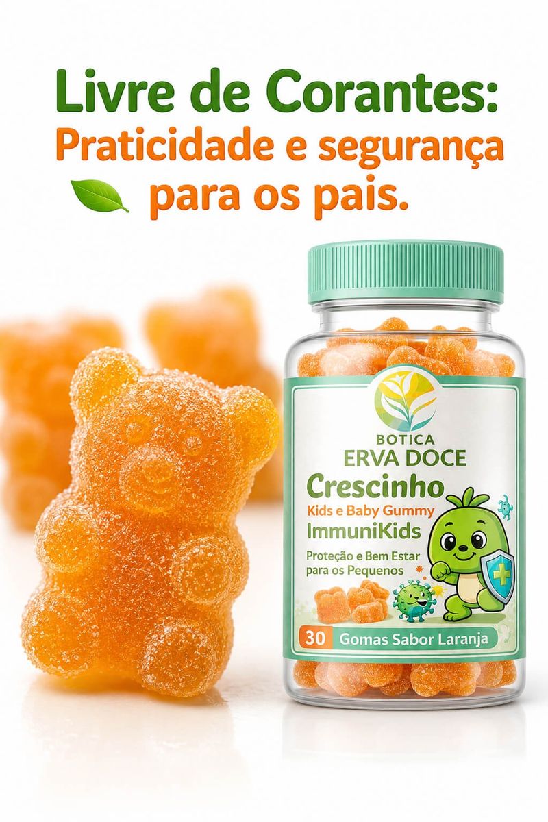 Gummy da Imunidade Kids 30 Und Laranja