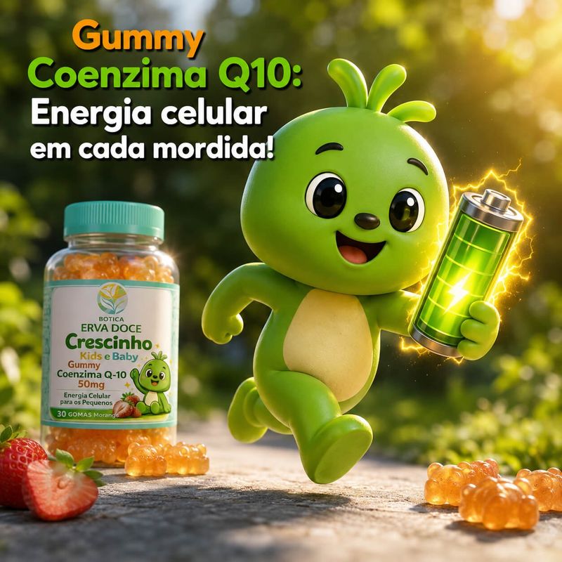 Gummy Coenzima Q10 Kids 30und Morango: Energia e Apoio Imune