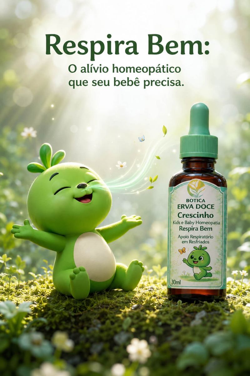 Homeopatia Respira Bem Apoio Respiratório 30mL Infantil