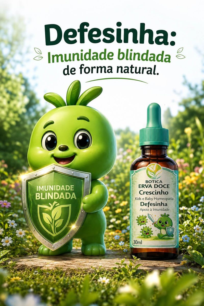 Homeopatia Defesa e Apoio da Imunidade 30mL Crescinho Kids