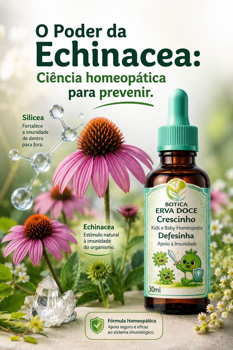 Homeopatia Defesa e Apoio da Imunidade 30mL Crescinho Kids