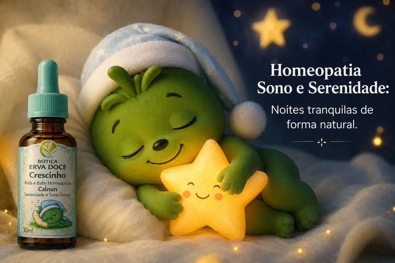 Homeopatia Sono e Serenidade 30mL Crescinho Kids e Baby