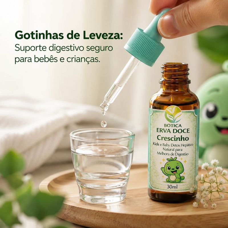 Homeopatia Hepatica Natural Infantil 30mL Crescinho Kids
