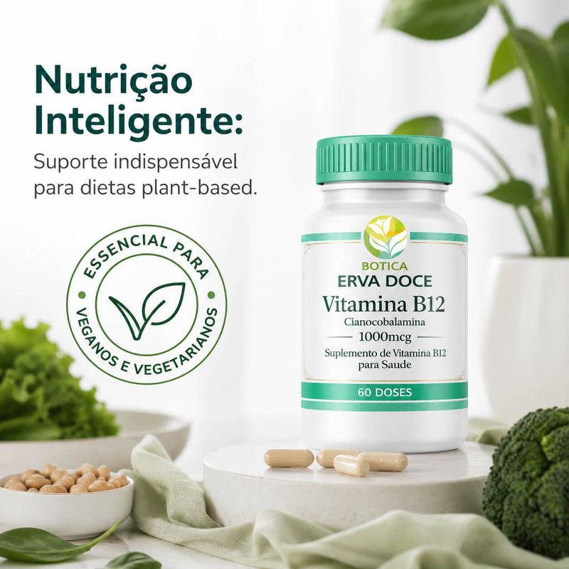 Vitamina B12 Cianocobalamina 1000mcg 60 doses