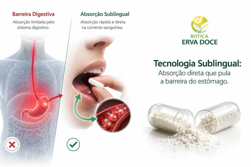 Vitamina B12 Cianocobalamina 1000mcg Sublingual – 30 Doses (Suprimento Mensal)