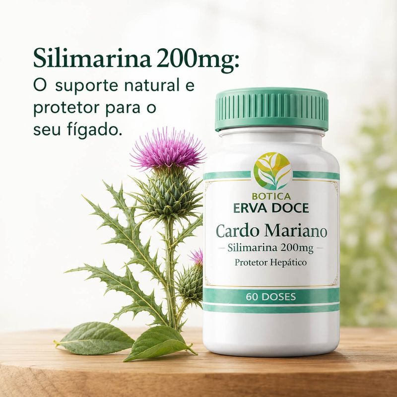Silimarina Cardo Mariano 200mg 120 Doses