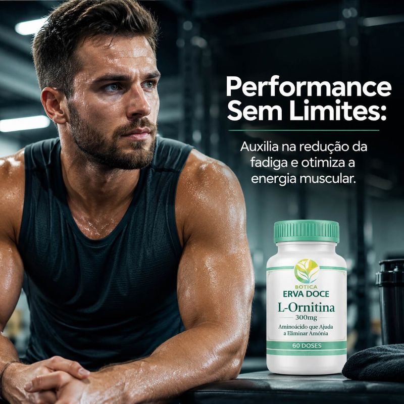 L-Ornitina 300mg 90 Doses