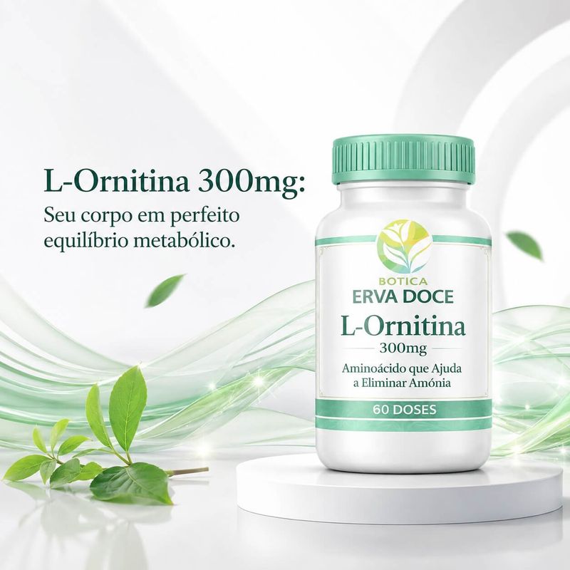 L-Ornitina 300mg 30 Doses