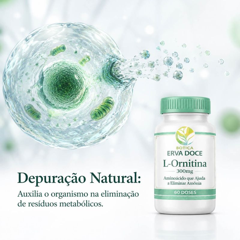 L-Ornitina 300mg 30 Doses