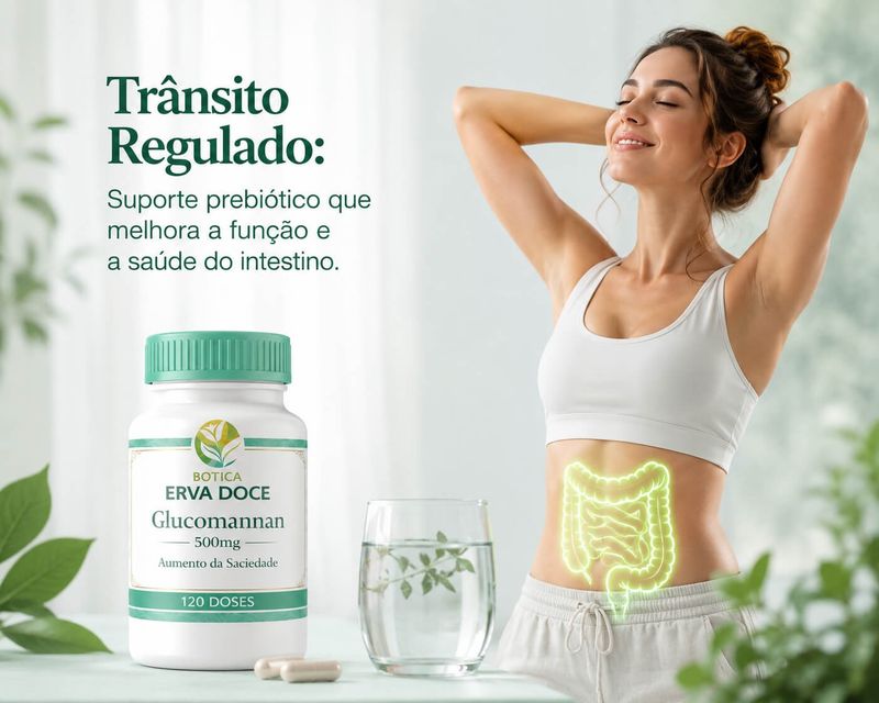Glucomannan 500mg 60 Doses