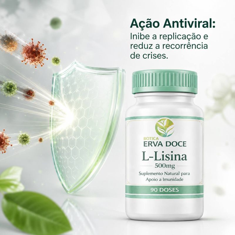 Lisina 500mg 90 Doses