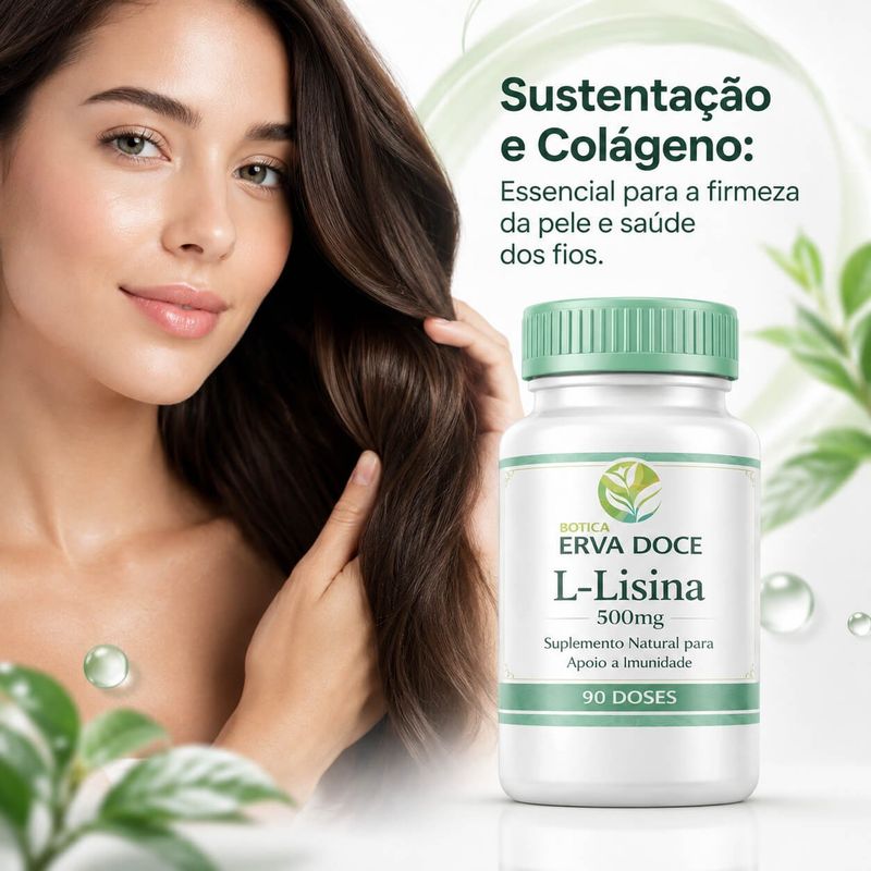 Lisina 500mg 90 Doses