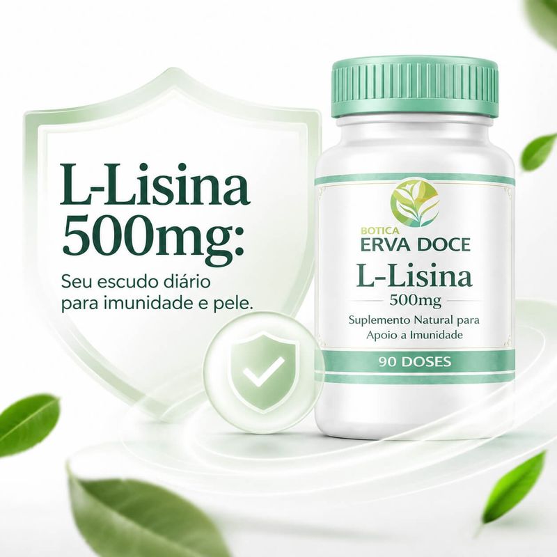 Lisina 500mg 30 Doses