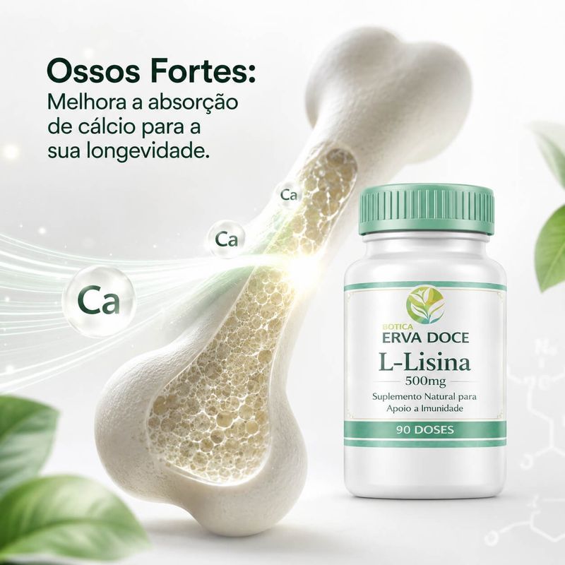 Lisina 500mg 30 Doses