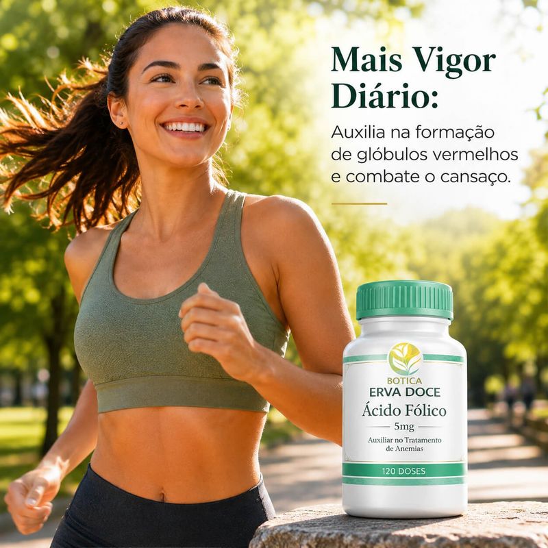 Acido Folico 5mg 120 cápsulas