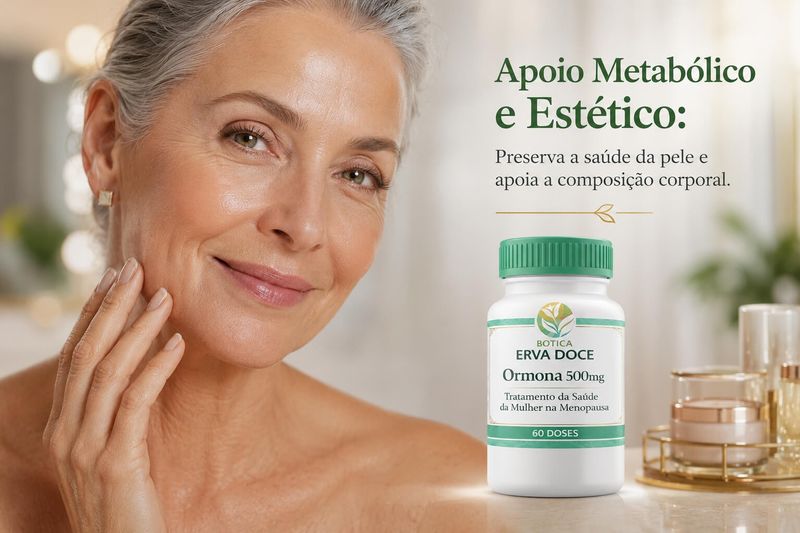 Ormona 500mg   Modulação e Vitalidade para a Longevidade Feminina 60 Doses