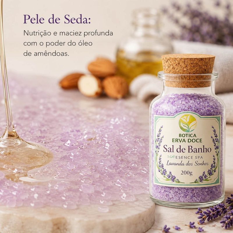 Sal de Banho Botica Essence Spa Lavanda dos Sonhos 200g