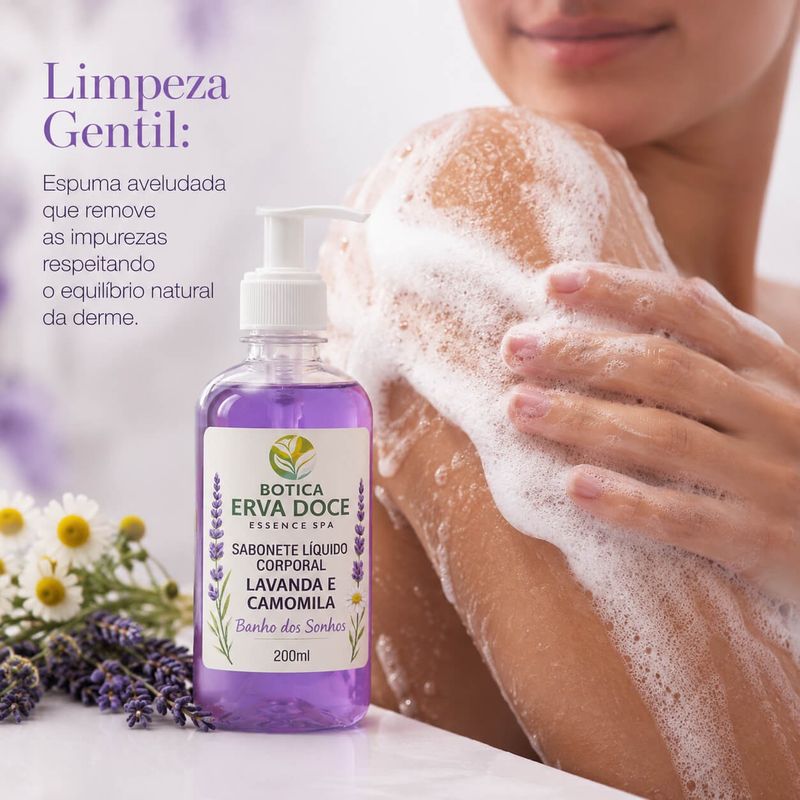 Sabonete Líquido Corporal Lavanda dos Sonhos Essence Spa