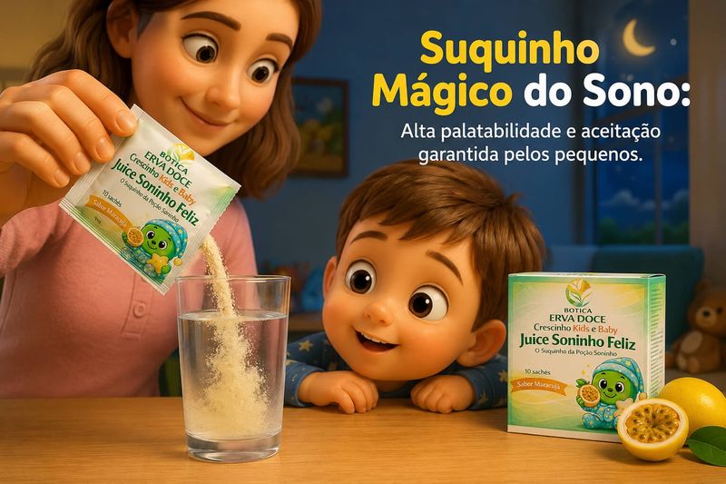 Crescinho Juice Sono Feliz: Ajuda Criança a Dormir Bem 10und