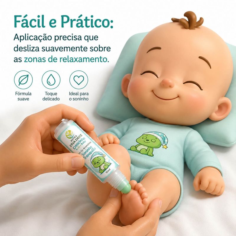 Rollon Soninho Tranquilo Crescinho Kids e Baby 10mL