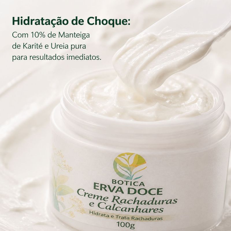 Creme Rachaduras e Calcanhares 100g