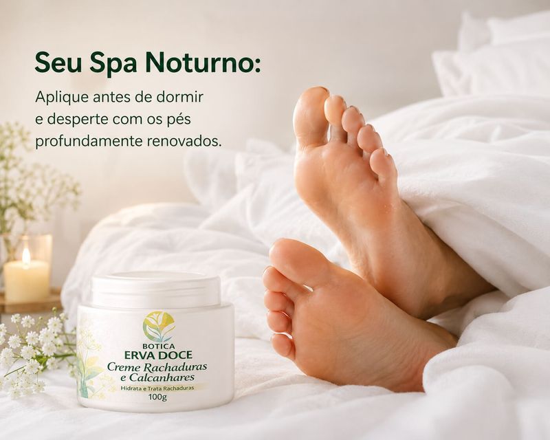 Creme Rachaduras e Calcanhares 50g