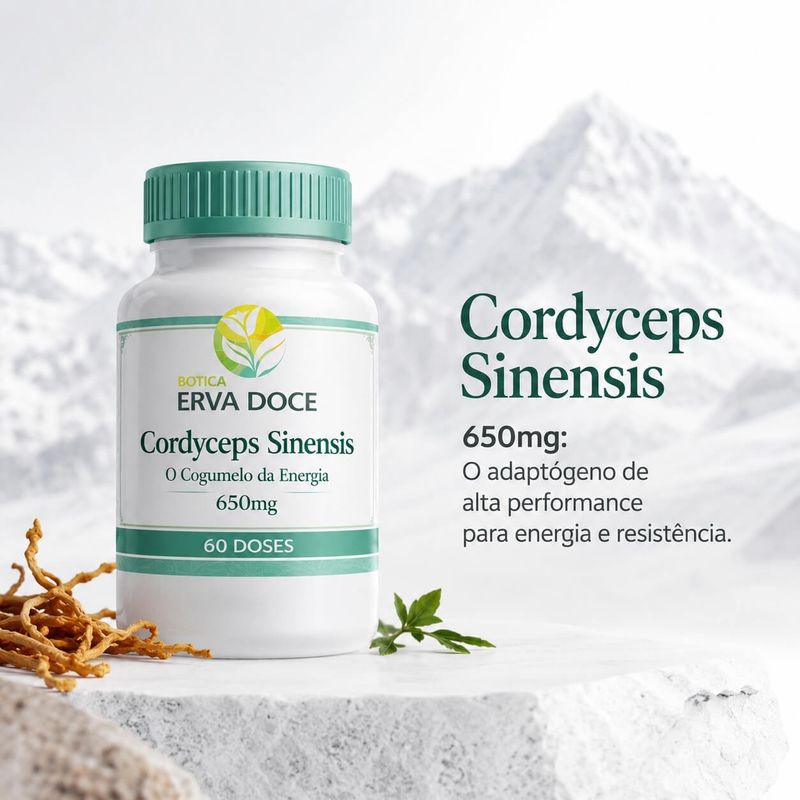 Cordyceps sinensis 650mg 30 Doses