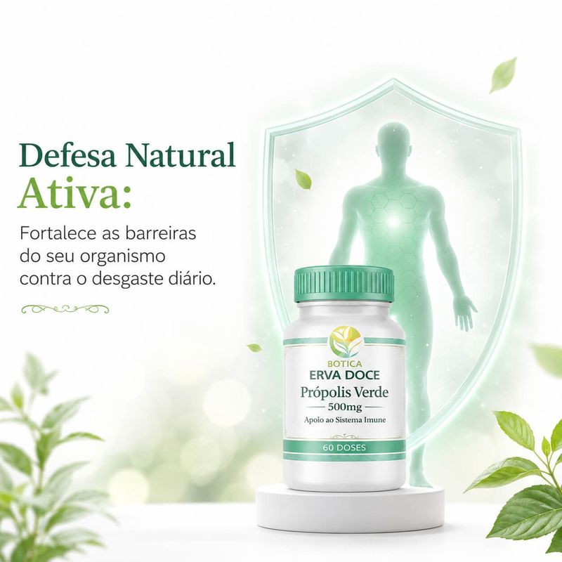 Propolis Verde 500mg 60 Doses