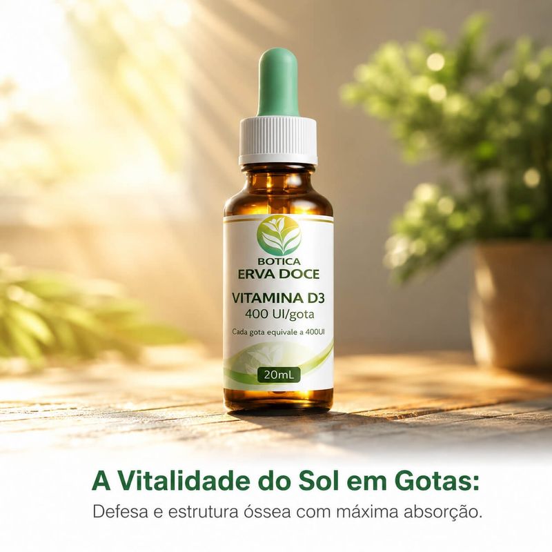 Vitamina D 400UI/gotas 20mL