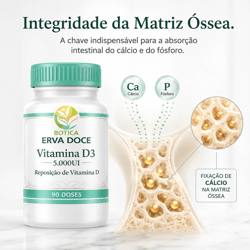 Vitamina D3 5.000UI 90 Capsulas