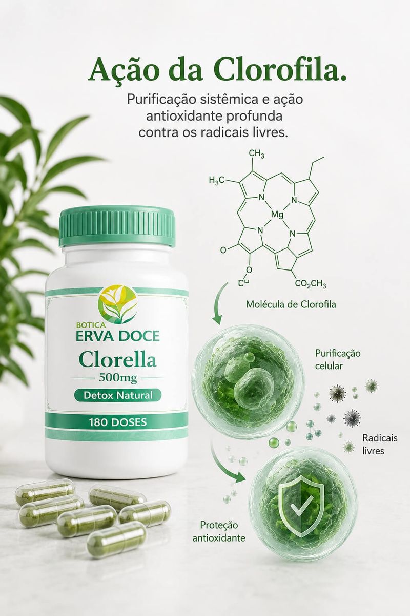 Clorella 500mg 60 Doses