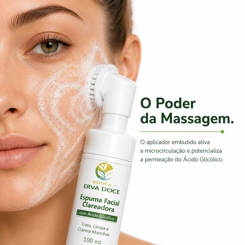 Espuma Facial de Limpeza Acido Glicolico 100ml