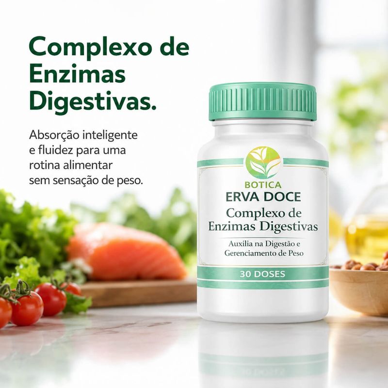 Complexo de Enzimas Digestivas 120 Doses