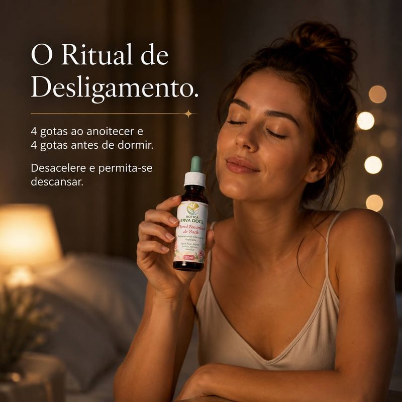 Floral Feminino Bach Relaxamento e Descanso Reparador 30ml