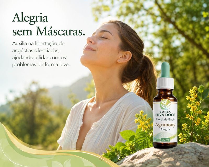 Floral de Bach Agrimony Alegria 30ml