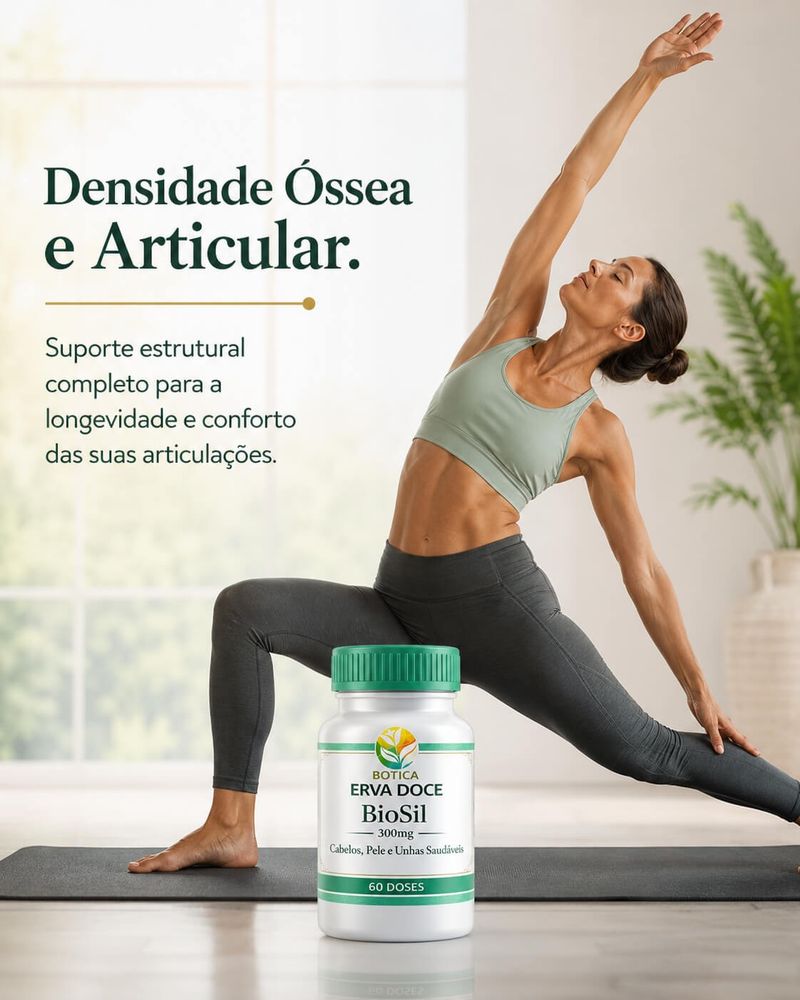 BioSil 300mg 60 Doses  Cabelo, Pele e Unhas Fortes e Saudáveis
