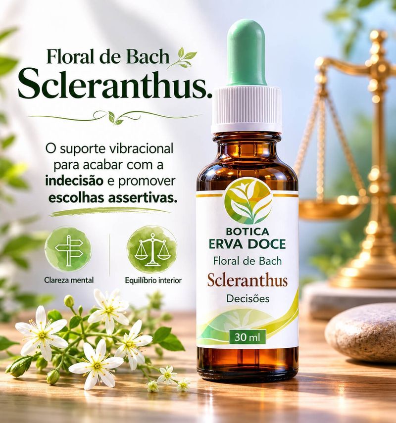Floral de Bach Scleranthus Decisões 30ml